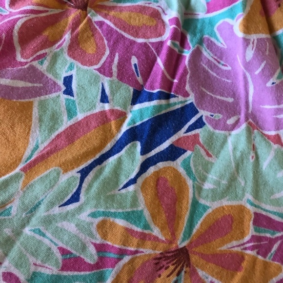 Jumping Beans tropical print cotton summer dress with pockets in size 7 - Picture 2 of 4